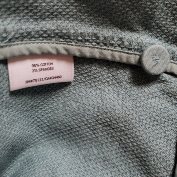 Eileen Fisher Button Down Jacket Teal L Petite - Picture 5 of 5